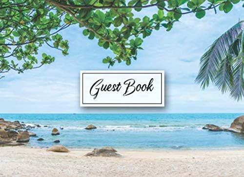 Libro: Beach Guest Book For Vacation Home With Dates Guest