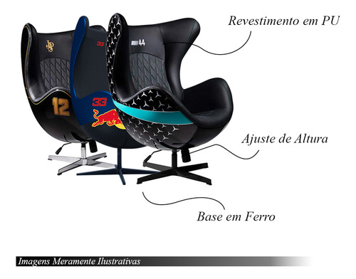 Conjunto 3 Poltronas Hamilton Nº44/lotus 12/rb Nº 33