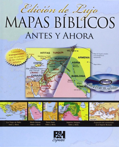 Mapas Bíblicos Antes Y Ahora: Edición De Lujo