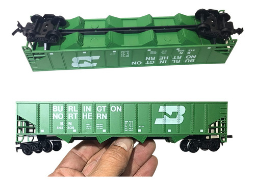 Vagon De Carga Burlington Abierto Model Power 1/87 Ho