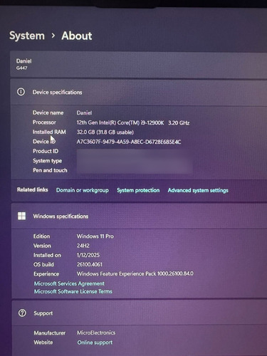 Pc Gamer Con Rtx 4070 Y Core I9 Ponle (Usado)