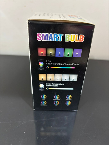 Lámpara Led Smart Rgb Cálida Fría Manejo Por App Rgb