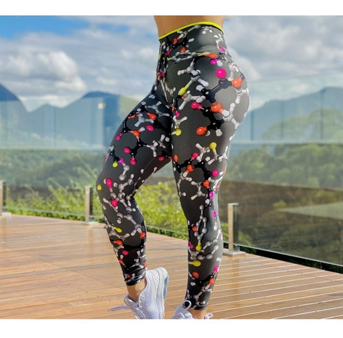 Imagem 5 de 5 de Calça Legging Com Franzido Efeito Empina Bumbum Ref. 604