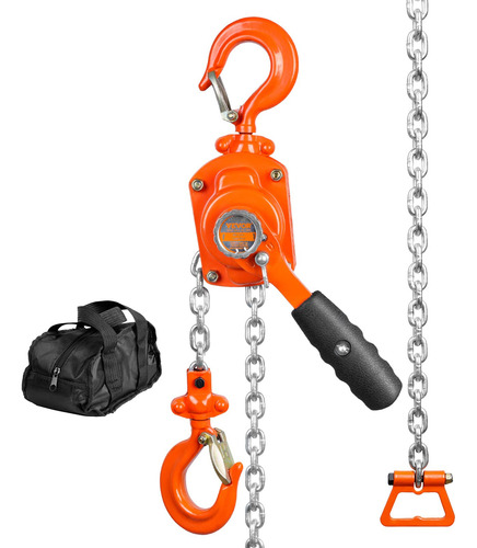 Elevador Manual De Cadena Con Palanca Vevor, 1/2 Tonelada, 5