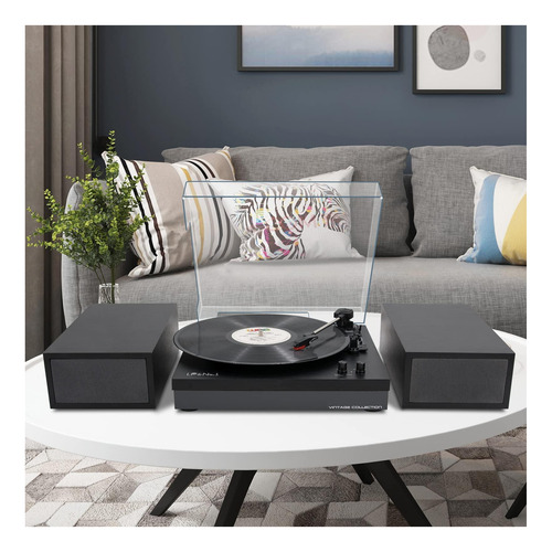 Reproductor De Discos De Vinilo Con Altavoces Estereos De De