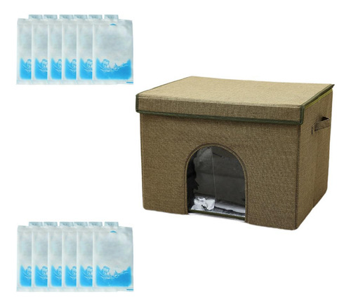 Casa De Gato De Enfriamiento De Verano Cola De Perrera
