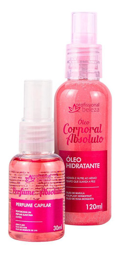 Kit Óleo Hidratante Corporal + Perfume Capilar Absoluto 30ml