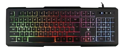 Teclado Satellite Ak-840 Rgb/ Usb/ Pt Br Usb Led