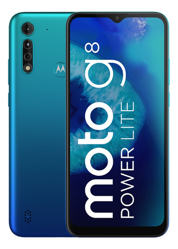 Moto G8 Power Lite 64 GB turquesa 4 GB RAM - Excelente (Reacondicionado)