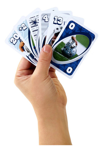 Uno Fandom Dallas Cowboys Nfl Mattel Juego De Mesa