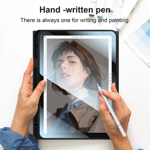 Funda Para Ipad 10ª Generación Con Teclado Y Lápiz Universal Color