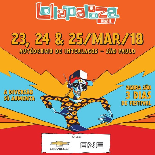 Ingresso Para O Lolapallooza Interlagos