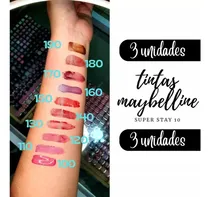 Comprar Tintas Labiales Maybelline Super Stay 10 , 100% Original.