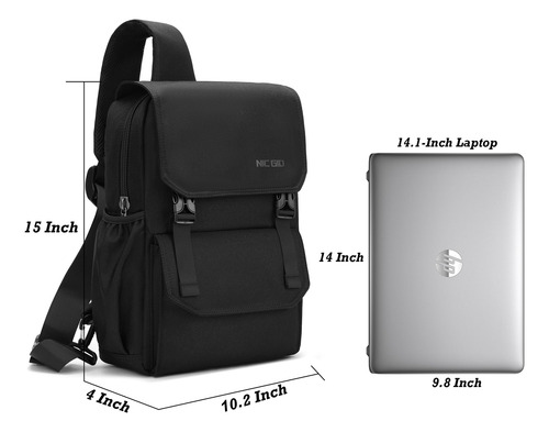 Nicgid Sling Bag Mochila, 13.3 ''bolsa Para Computadora Port