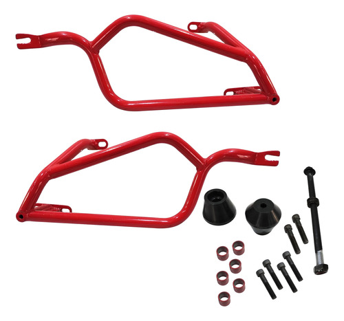 Defensa Motor Bajaj Ns 200 Con Slider Rojo Ira Racing Um