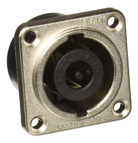Conector Speakon 8 Neutrik Nl8mpr Contactos Macho P/ Chasis