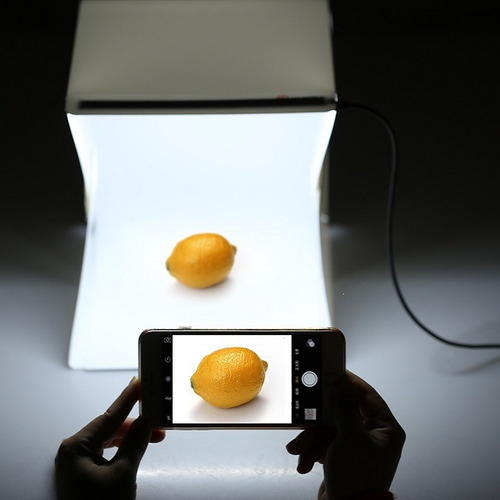 Mini Caja Luz Led Studio Estudio Lightbox Plegable Portatil