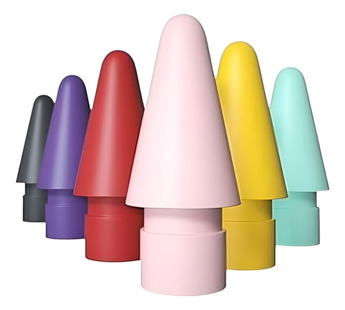 1 Punta Repuesto Colores Apple Pencil 1 Y 2 Generación Negro