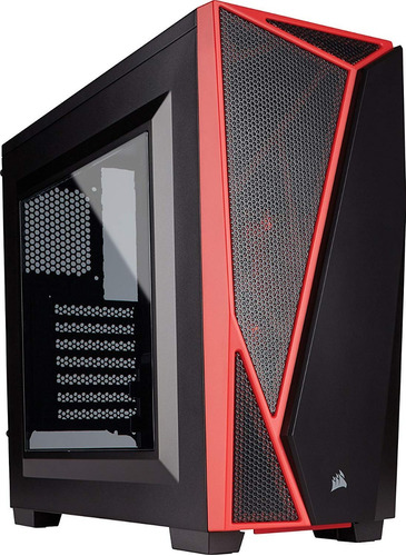 [ ] Case Corsair Spec 04 Negro/rojo ( Cc-9011107-ww )