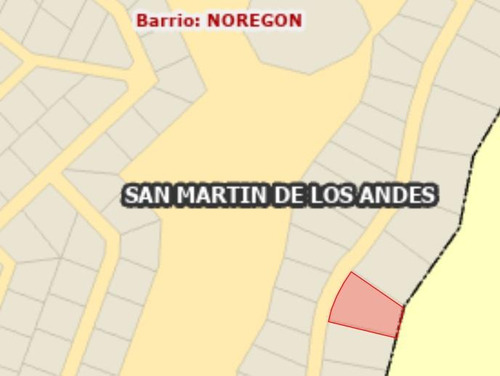 Venta Lote/ Terreno Uf24 - 2955m2 Noregon San Martin De Los Andes Vista A La Montaña