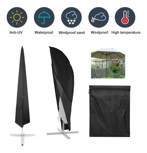 . Funda For Sombrilla Grande En Voladizo Impermeable A
