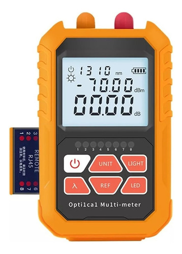 Medidor De Potencia De Fibra Óptica Con Fuente De Luz