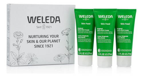 Set De Cuidado De La Piel Weleda Skin Food Original, Paquete