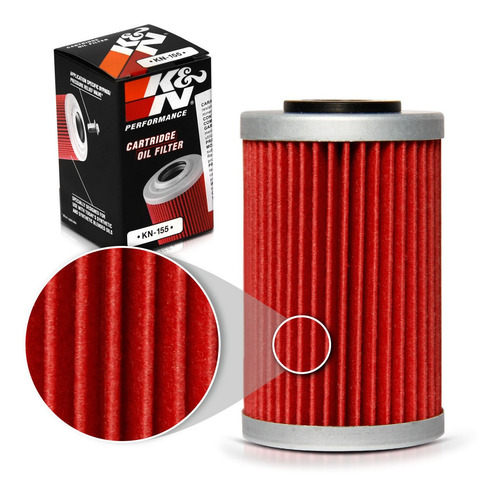 Filtro Óleo K&n Moto Ktm Duke 200 390 2015 2016 2017 A 2019