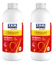 Comprar Cola Branca Tek Bond 1kg Pva Extra Artesanato 2 Uni
