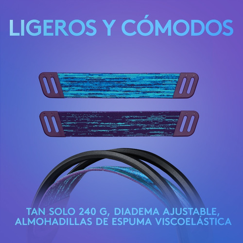 Imagen 3 de 9 de Audífonos gamer Logitech G Series G335 981-000977 negro