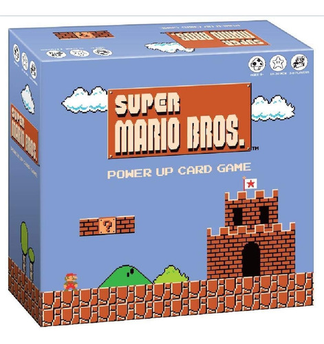 Juego De Cartas Super Mario Bros Power Up | Nintendo Nes Art