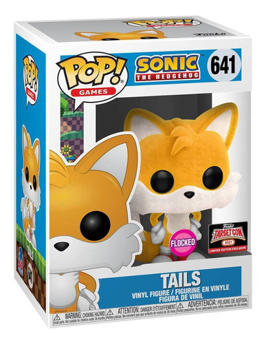 Funko Pop Sonic Tails Flocked Target Con 2021