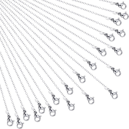 Collar De Cuarzo Piedra Natural - Cadena Bañada En Plata