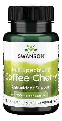 Coffee Cherry 200mg, 60caps, Swanson,