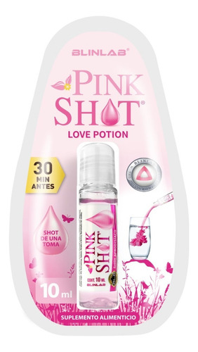 Pink Shot - Liquido Afrodisiaco Femenino - Blinlab Sabor Amargo