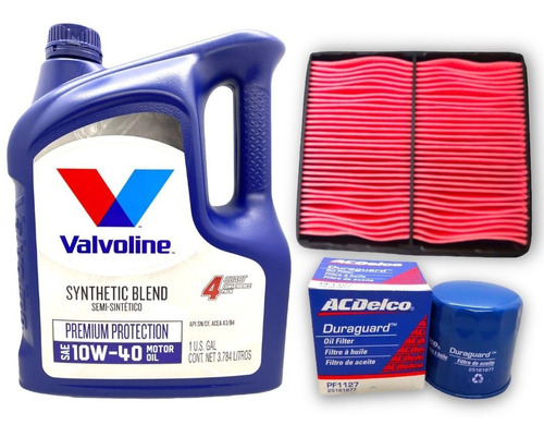 Kit Aceite Valvoline 10w40 Y Fitros Honda Civic 1.6 92 A 95