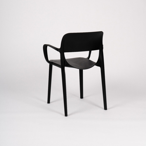 Silla De Jardín Apilable Smile Con Apoyabrazos