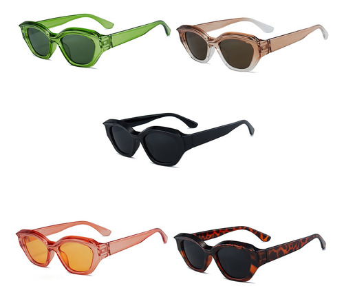 Gafas De Sol De Moda Ojo De Gato Unisex Paquete De 5 Pares