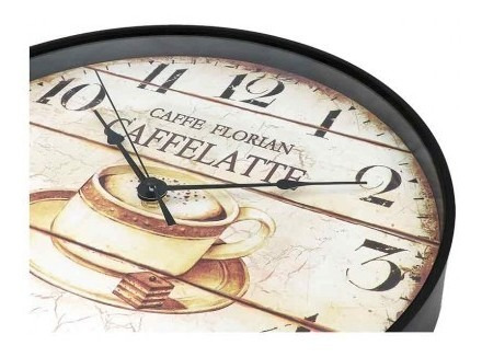 Reloj De Pared Free Home 31 Cm Café Latte Reloj De P Tk276