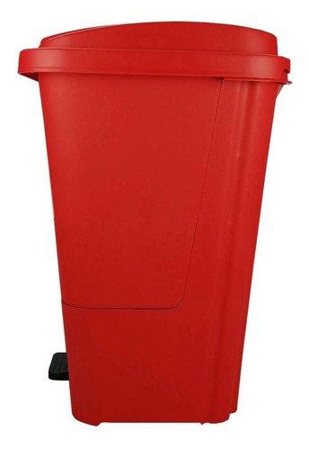 Bote De Basura 17l Rojo Con Pedal