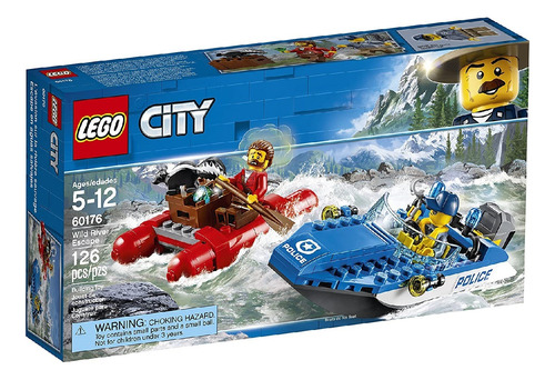 Lego 60176 City Ciudad Escape Del Rio Salvaje