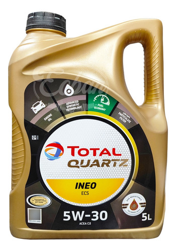 Aceite Total Quartz Ineo Ecs 5w30 (dpf) 5 Litros // Ecban