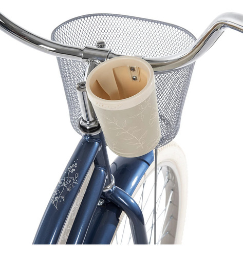 Bicicleta Dama R.26 Huffy Deluxe Canasta Parrilla Porta Cafe Color Deep Blue Tamaño Del Cuadro M