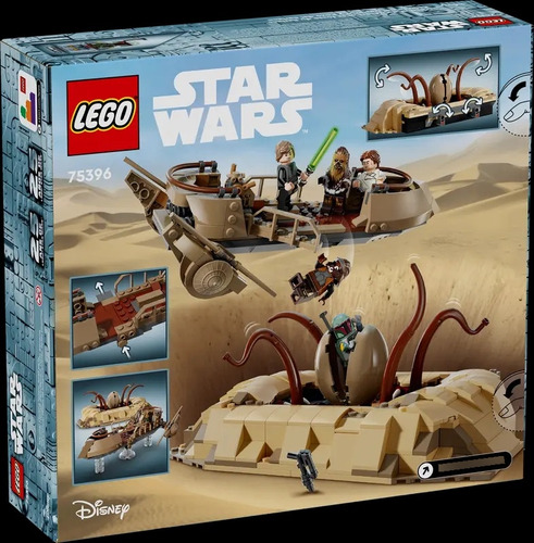 Lego Star Wars 75396 Y 75385 Sarlacc Pit Y Duelo En Peridea 558 Sarlacc Y Duelo En Peridea (Usado)