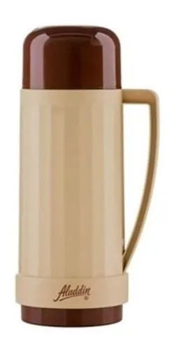 comprar Garrafa Térmica Aladdin 500ml Continental Bege E Preta Café