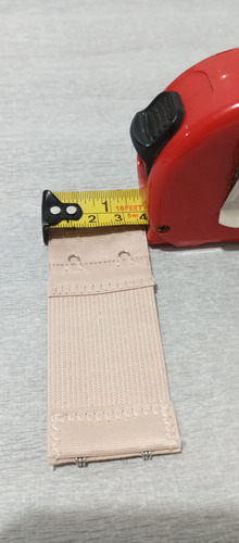Kit Com Extensores De Soutien Elástico, Preto E Bege