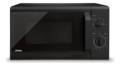 Microondas Rotativo Matrb20an 20lts 700w Negro Atma