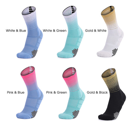 1 Calcetines Deportivos Acolchados Transpirables Para