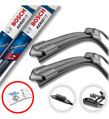 Par Palheta Limpador Silicone Aerofit Original Bosch Toyota