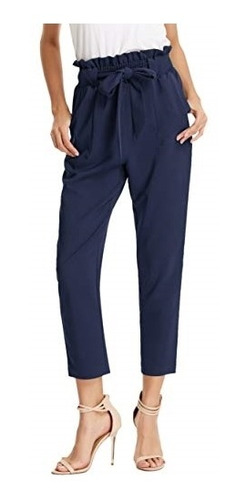Pantalones De Mujer Con Bolsillos, Cintura Alta 3x